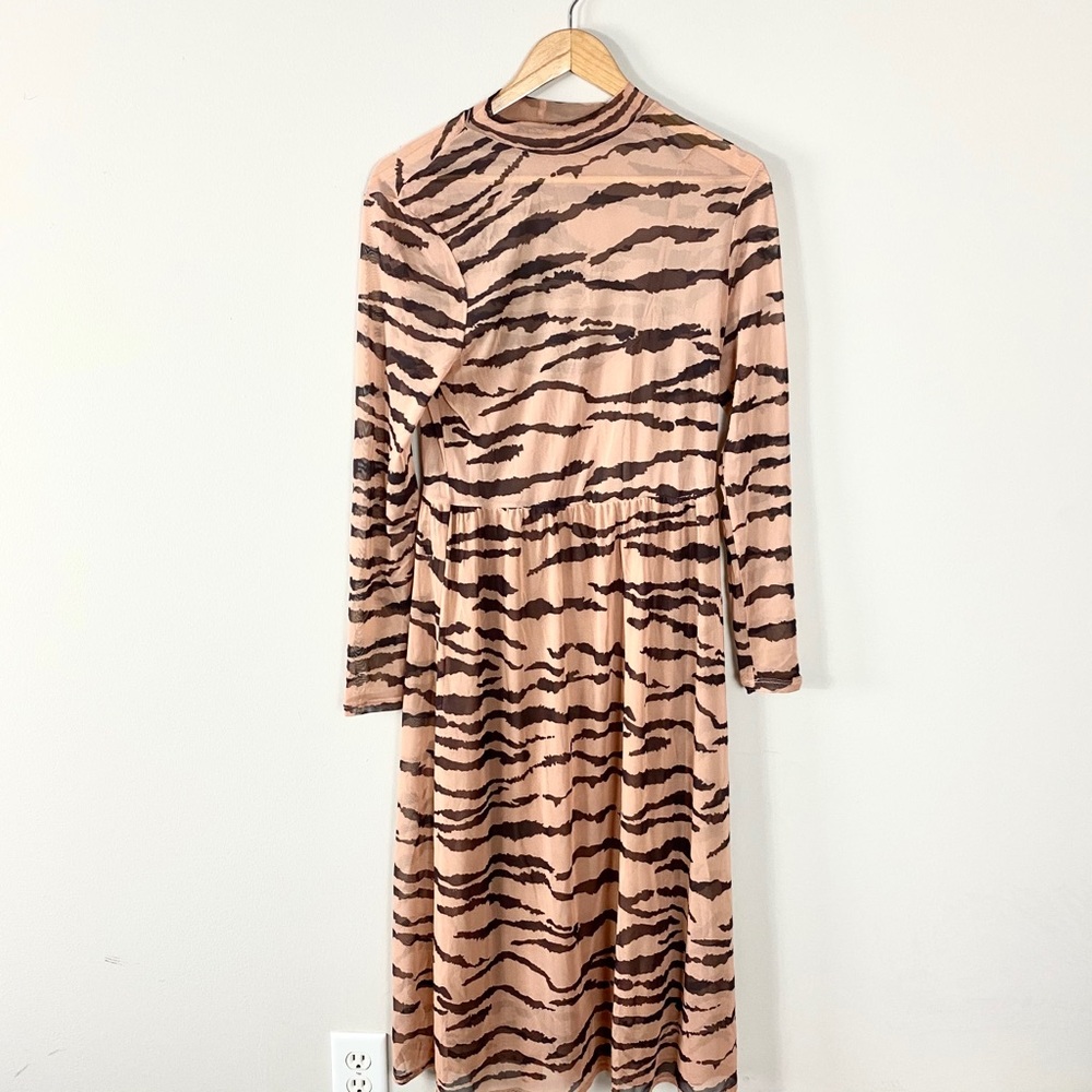 Pink Tiger Striped Dress